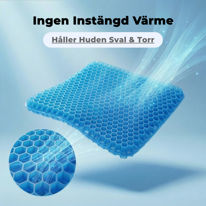 Ergonomisch Gel Zitkussen – Comfort voor Rug, Heupen & Stuitje