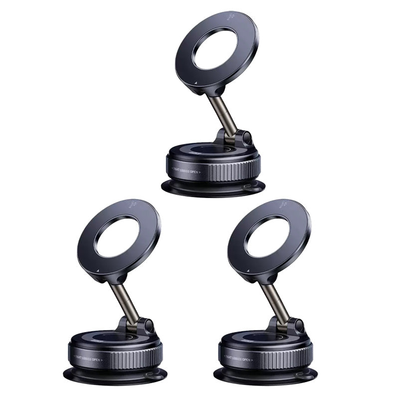 360° Magnetische Auto Telefoonhouder – Ultra Sterke Vacuüm Bevestiging