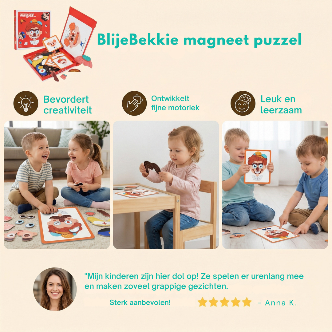 BlijeBekkie Magneet Puzzel