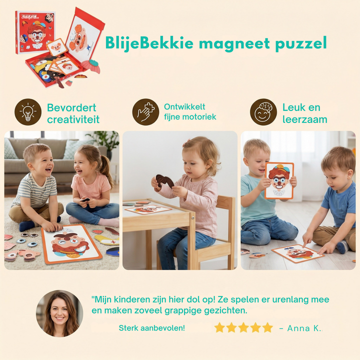 BlijeBekkie Magneet Puzzel
