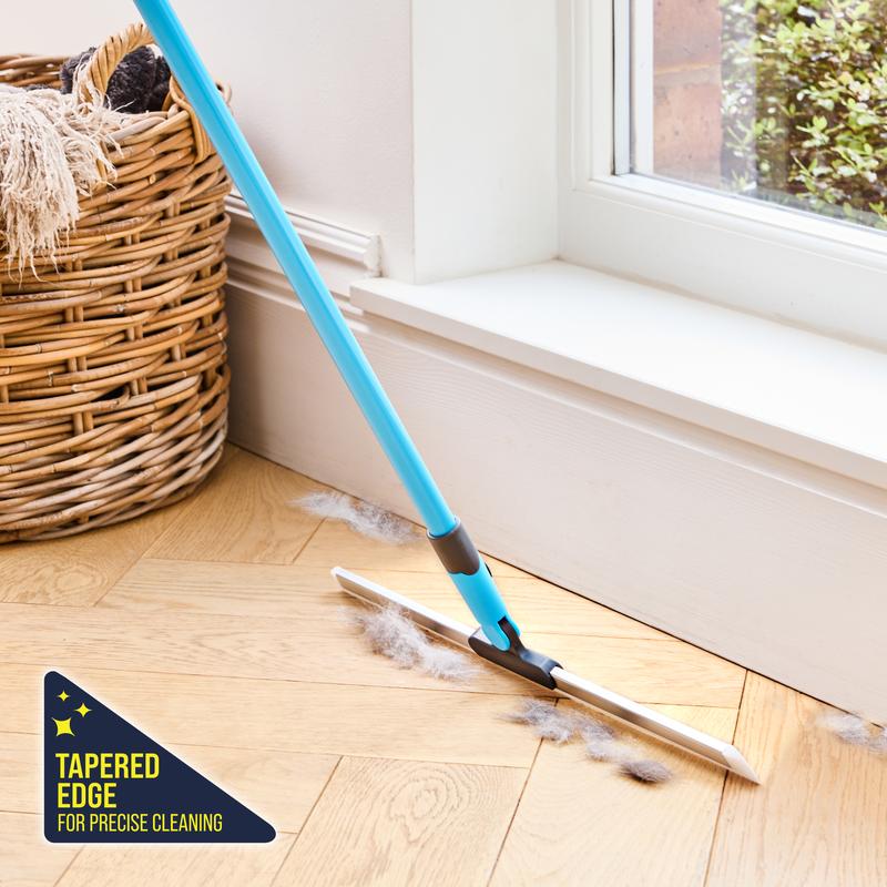Flexi Edge Sweeper: reiniging van verschillende oppervlakken, zoals vloeren, tapijten en ramen