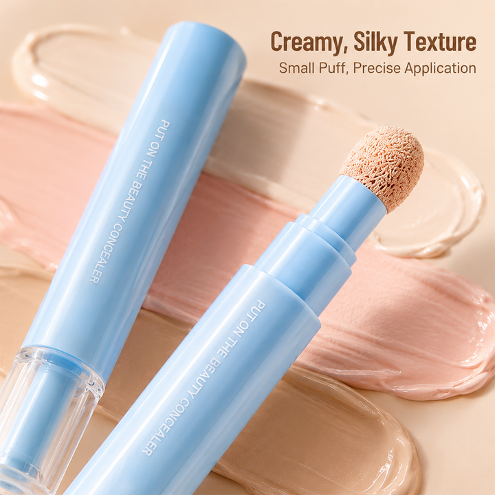 🎁 1+1 GRATIS✨ Concealer Stick & Crème – dekt wallen, puistjes & vlekken, hydrateert & versmelt naadloos