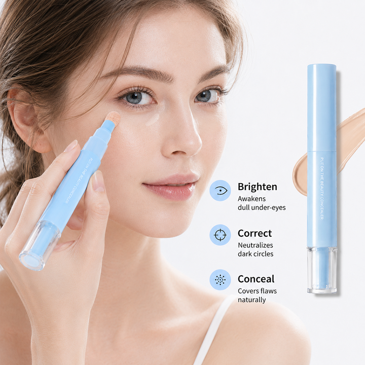 🎁 1+1 GRATIS✨ Concealer Stick & Crème – dekt wallen, puistjes & vlekken, hydrateert & versmelt naadloos