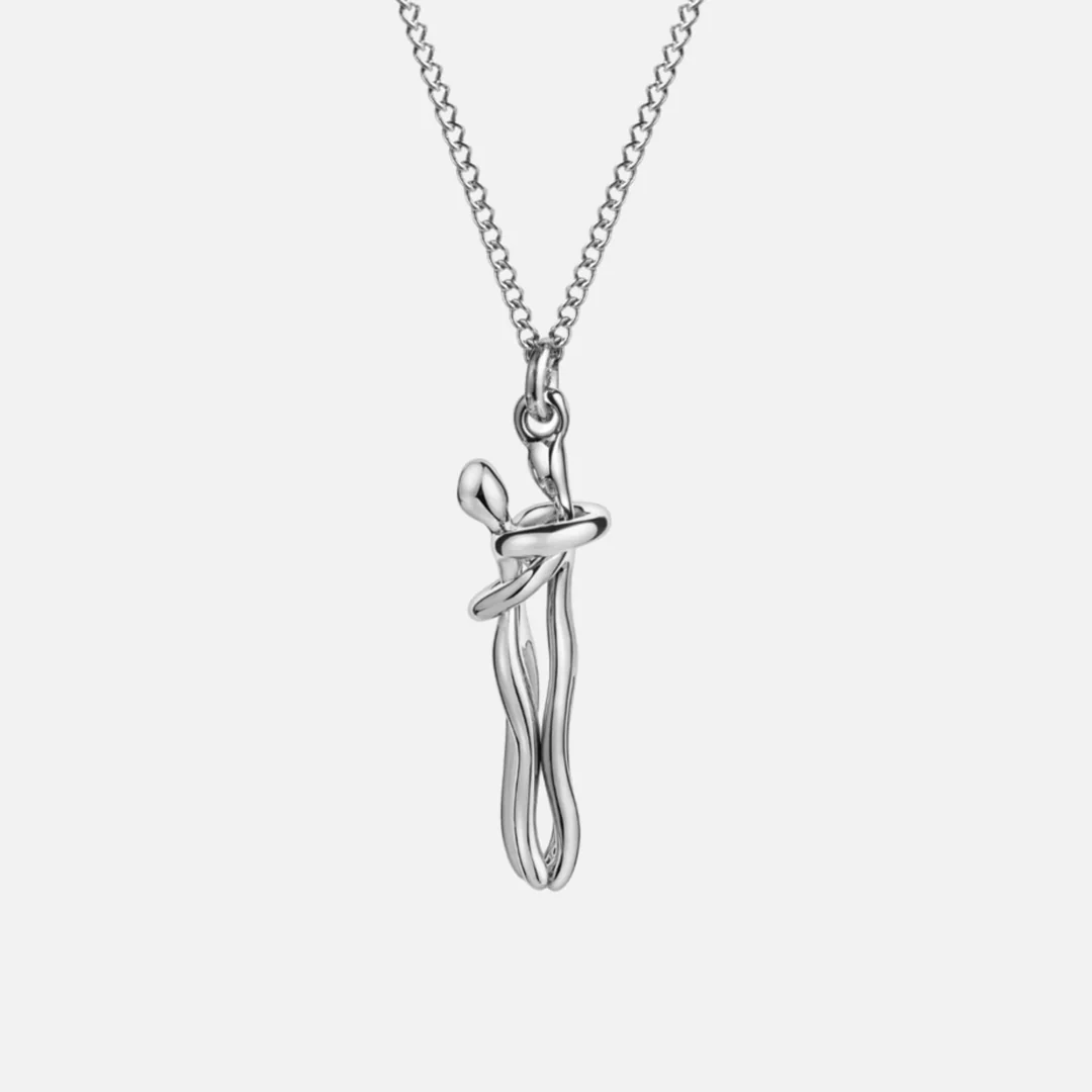 💞 “Omhelzing van de Ziel” – Symbolische Goud-Zilveren Ketting