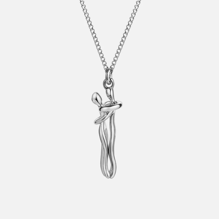 💞 “Omhelzing van de Ziel” – Symbolische Goud-Zilveren Ketting