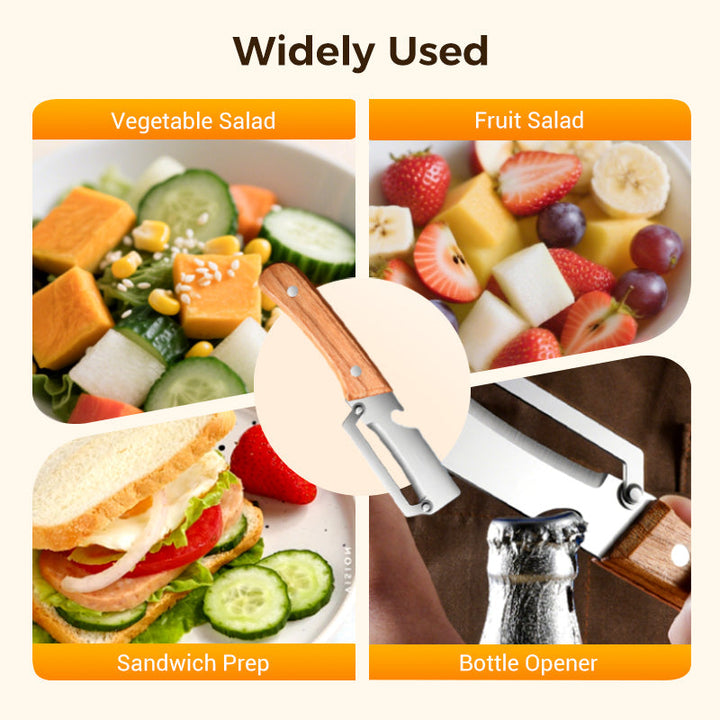 🥕 Slimme Groenteschiller – Snel, Veilig & Zonder Gedoe