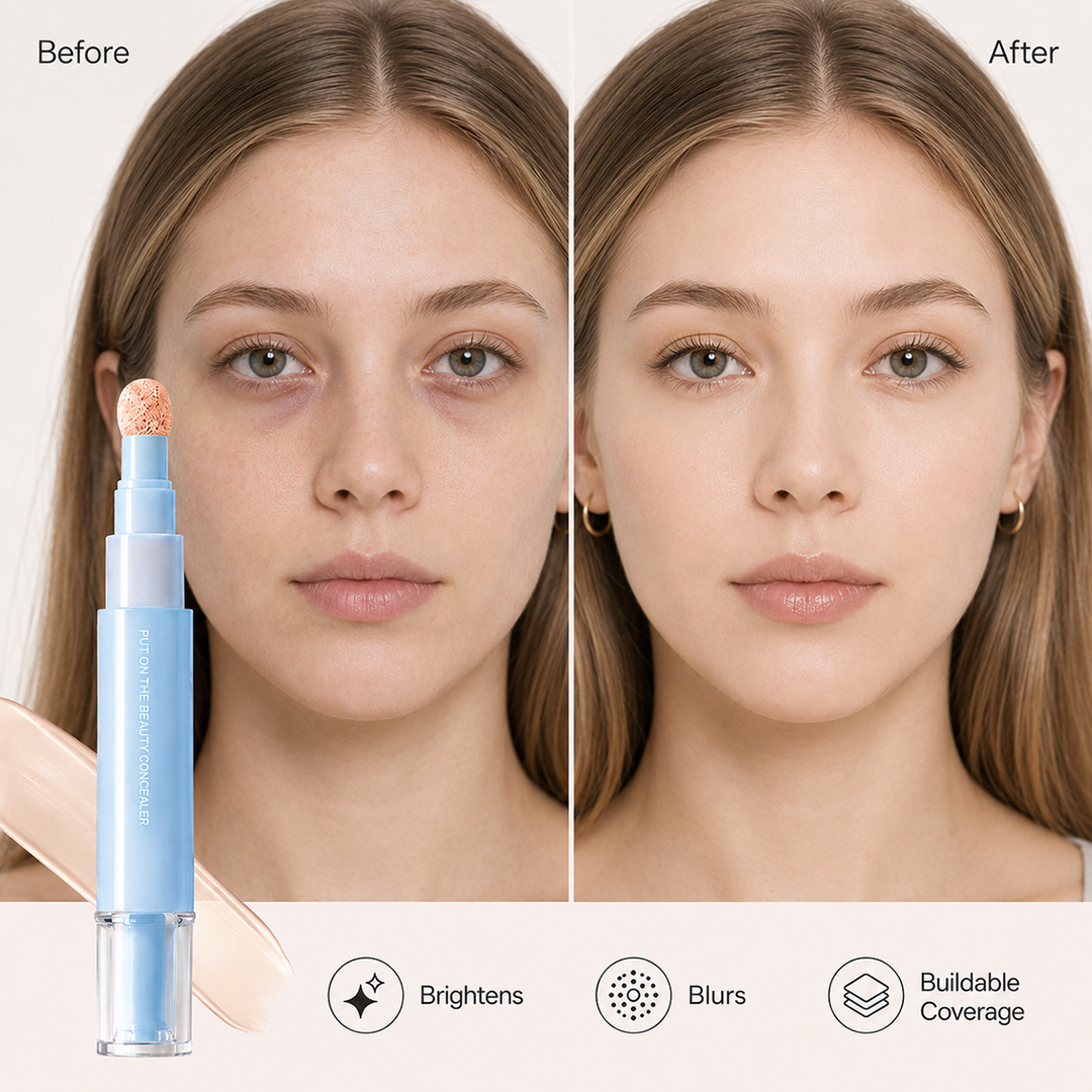 🎁 1+1 GRATIS✨ Concealer Stick & Crème – dekt wallen, puistjes & vlekken, hydrateert & versmelt naadloos