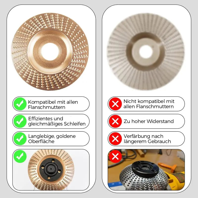 Houtslijpschijf Set (3-delig) – Professioneel Frezen, Schuren & Vormen