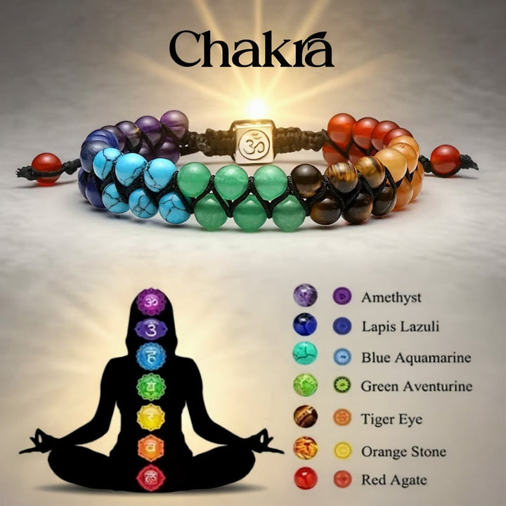 ✨ Chakra Energie Armband – Balans & Innerlijke Rust