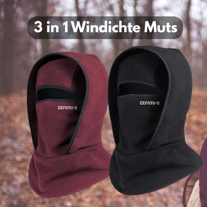 🧣 3-in-1 Winddichte Muts – Warmte, Bescherming & Comfort in Één