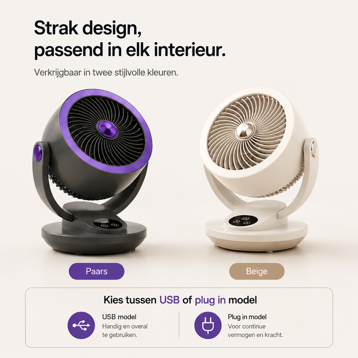 Aerix™ Ventilator | Geniet van verkoeling zonder storend geluid