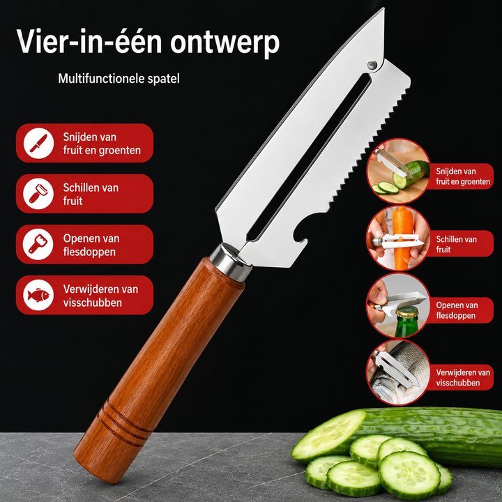 4-in-1 Multifunctioneel Keukenmes