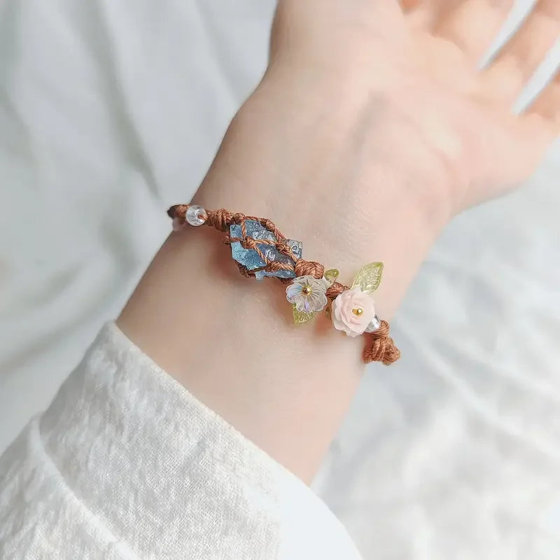Bloemenmagie Armband – Natuur ontmoet elegantie 🌸