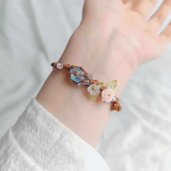 Bloemenmagie Armband – Natuur ontmoet elegantie 🌸
