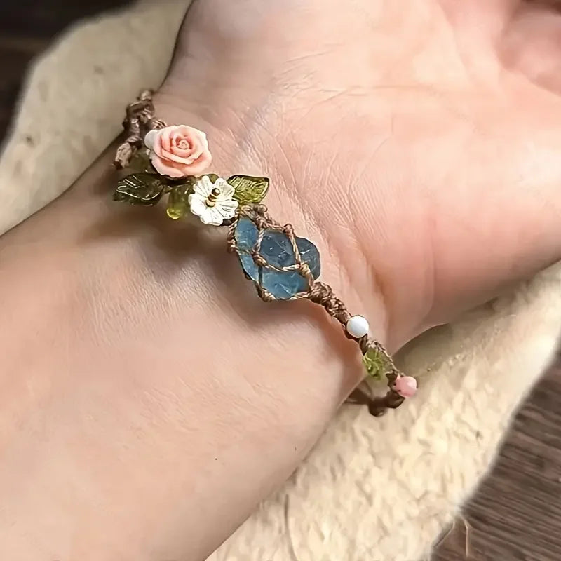 Bloemenmagie Armband – Natuur ontmoet elegantie 🌸
