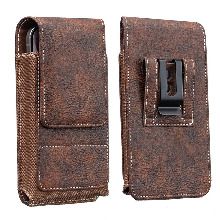 📱Riem Telefoonhouder met Magnetische Sluiting – Stevig Smartphone Holster met Clip, Riemlus & Kaartvak