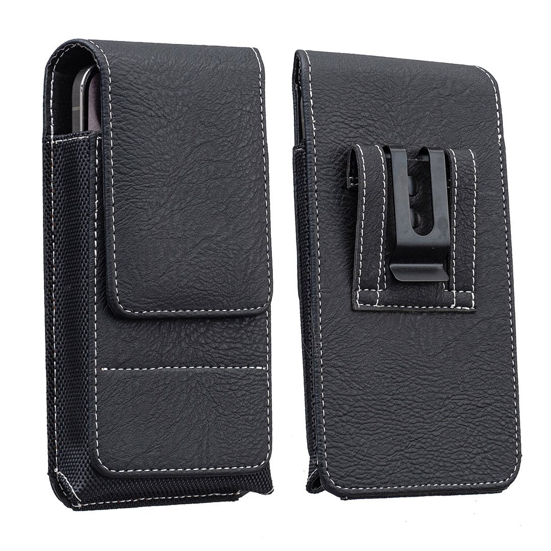 📱Riem Telefoonhouder met Magnetische Sluiting – Stevig Smartphone Holster met Clip, Riemlus & Kaartvak