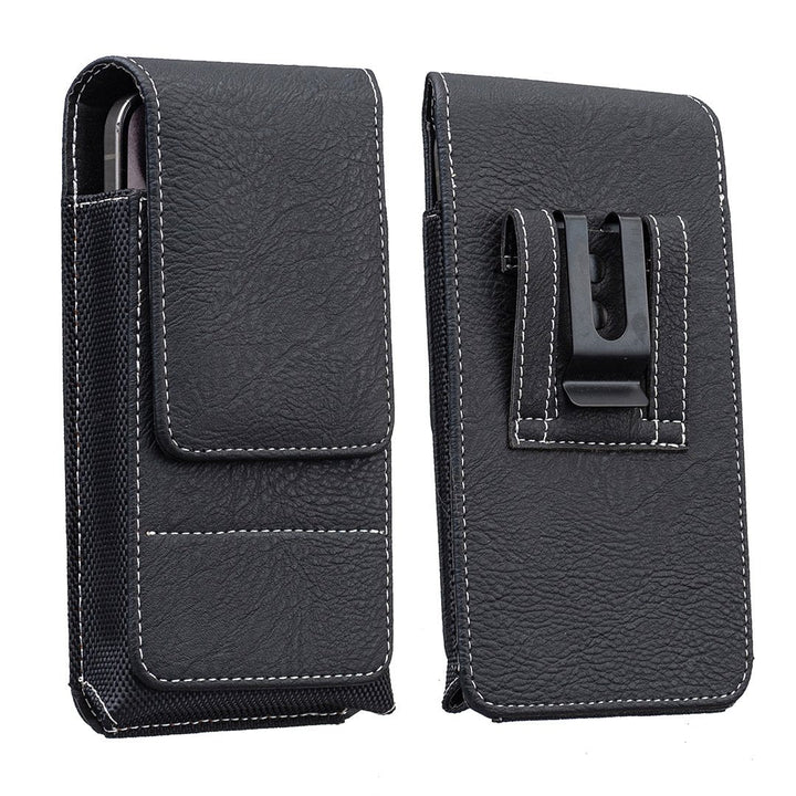 📱Riem Telefoonhouder met Magnetische Sluiting – Stevig Smartphone Holster met Clip, Riemlus & Kaartvak