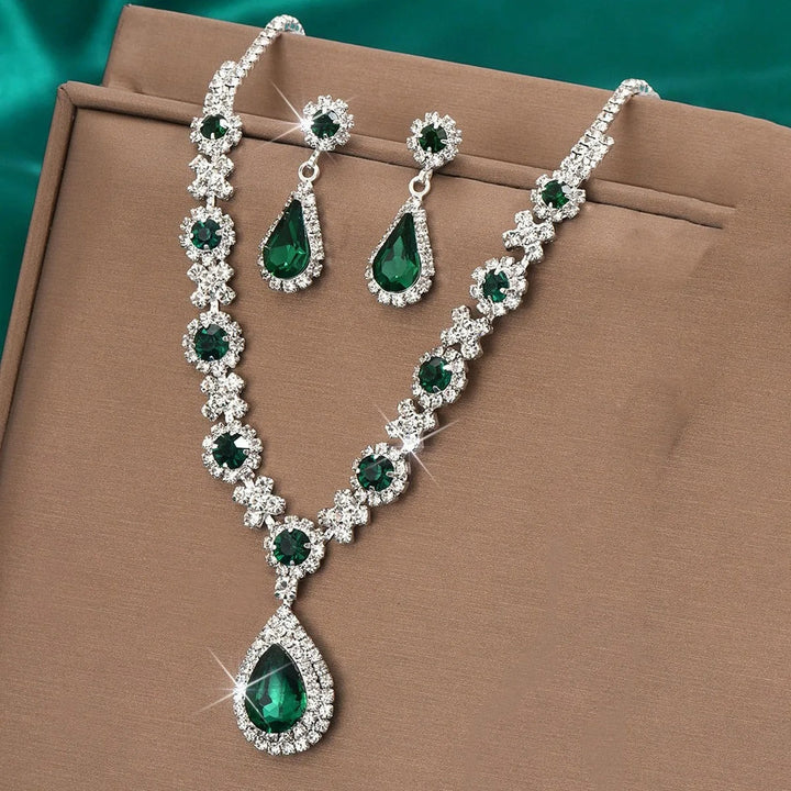 Aurélia™ | Elegante sieradenset – ketting en oorbellen