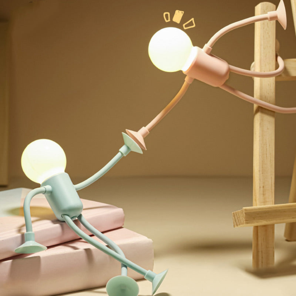 💡 FlexiLight™ – De speelse lamp die elke ruimte laat stralen!
