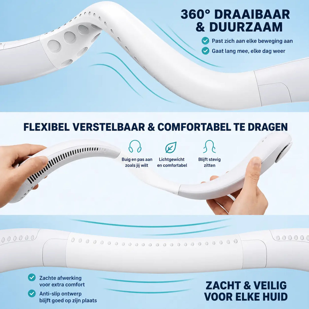AirNek™ Draagbare Nekventilator