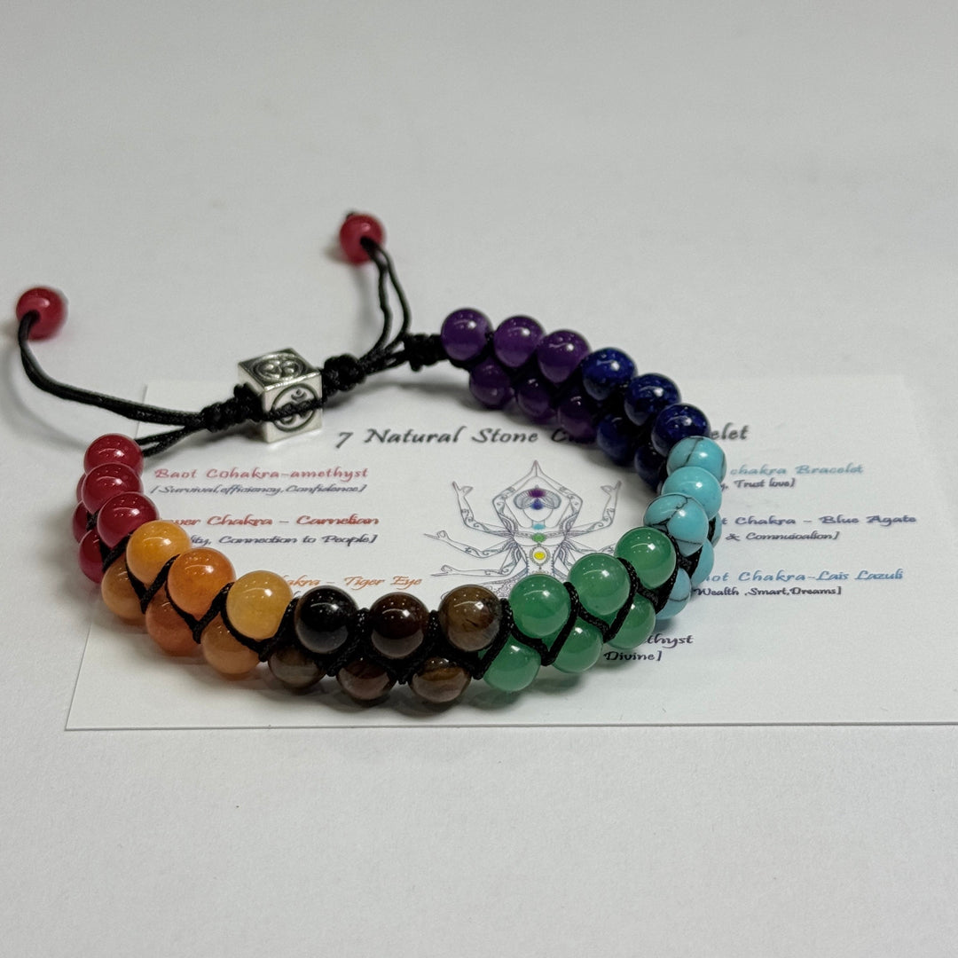 ✨ Chakra Energie Armband – Balans & Innerlijke Rust