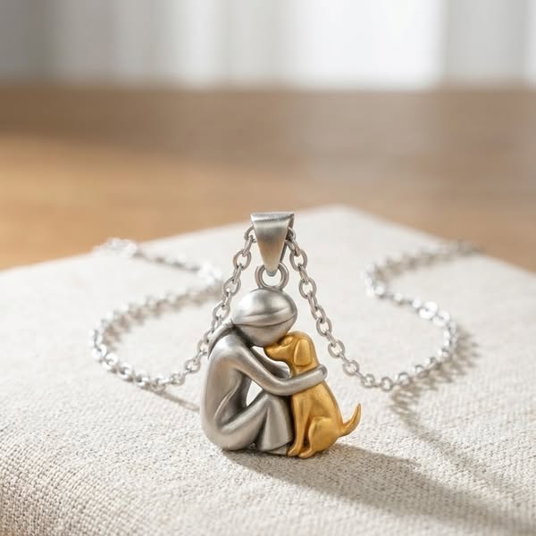 Hartvormige hanger ‘Eeuwige vriendschap’ – symbool van de liefde tussen mens en hond
