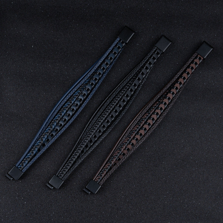 Leren herenarmband – stoer, stijlvol en tijdloos (1+1 Gratis)