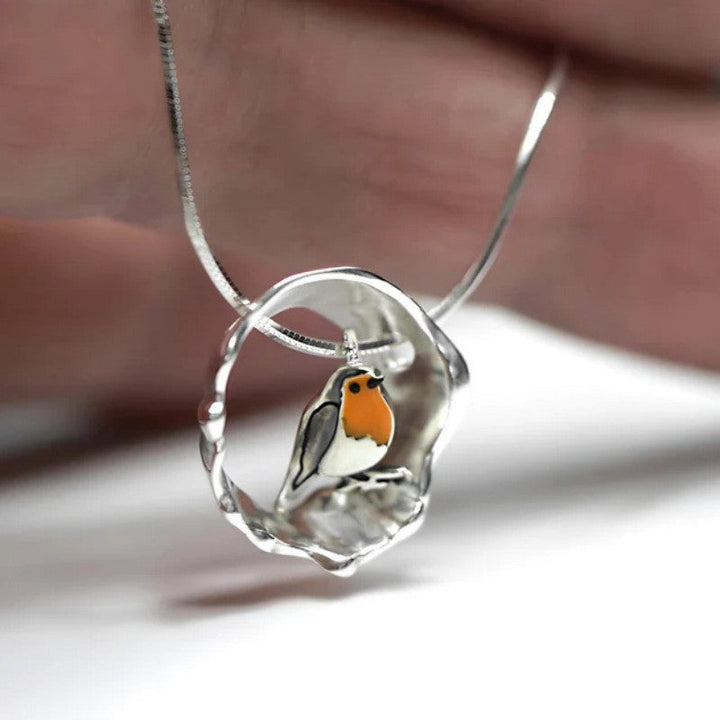 Ketting met een roodborstje