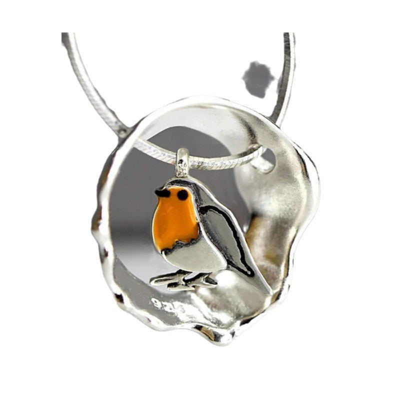 Ketting met een roodborstje