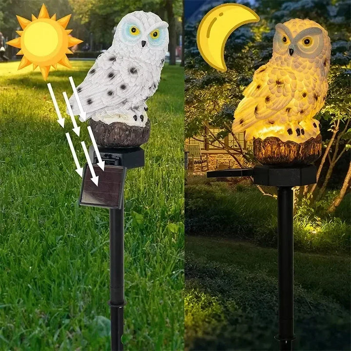 Solar Uil Lamp - Breng je tuin tot leven!
