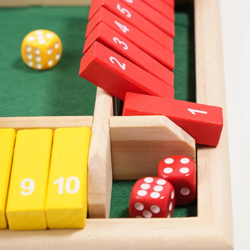 Shut The Box familiespel – Set voor 4 spelers