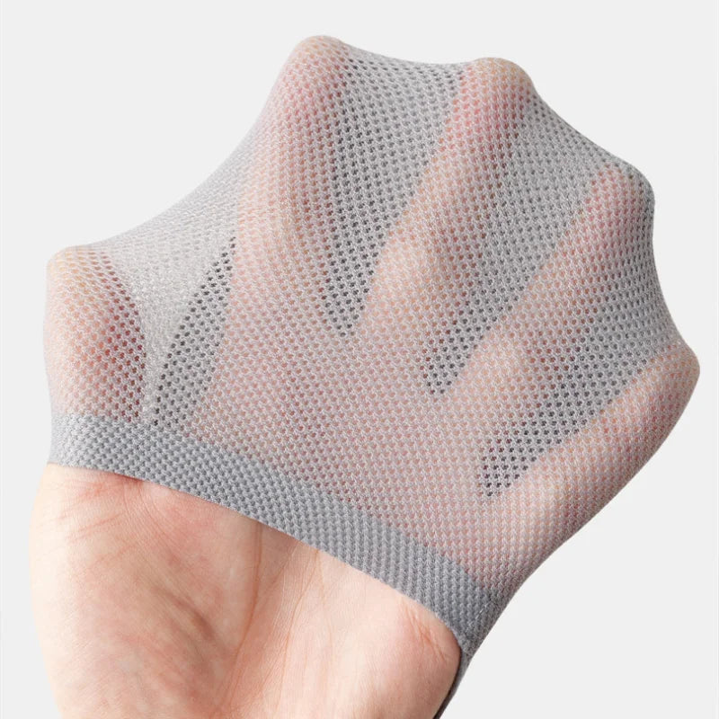Onzichtbare, ademende antislip-sokken