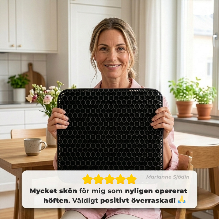 Ergonomisch Gel Zitkussen – Comfort voor Rug, Heupen & Stuitje