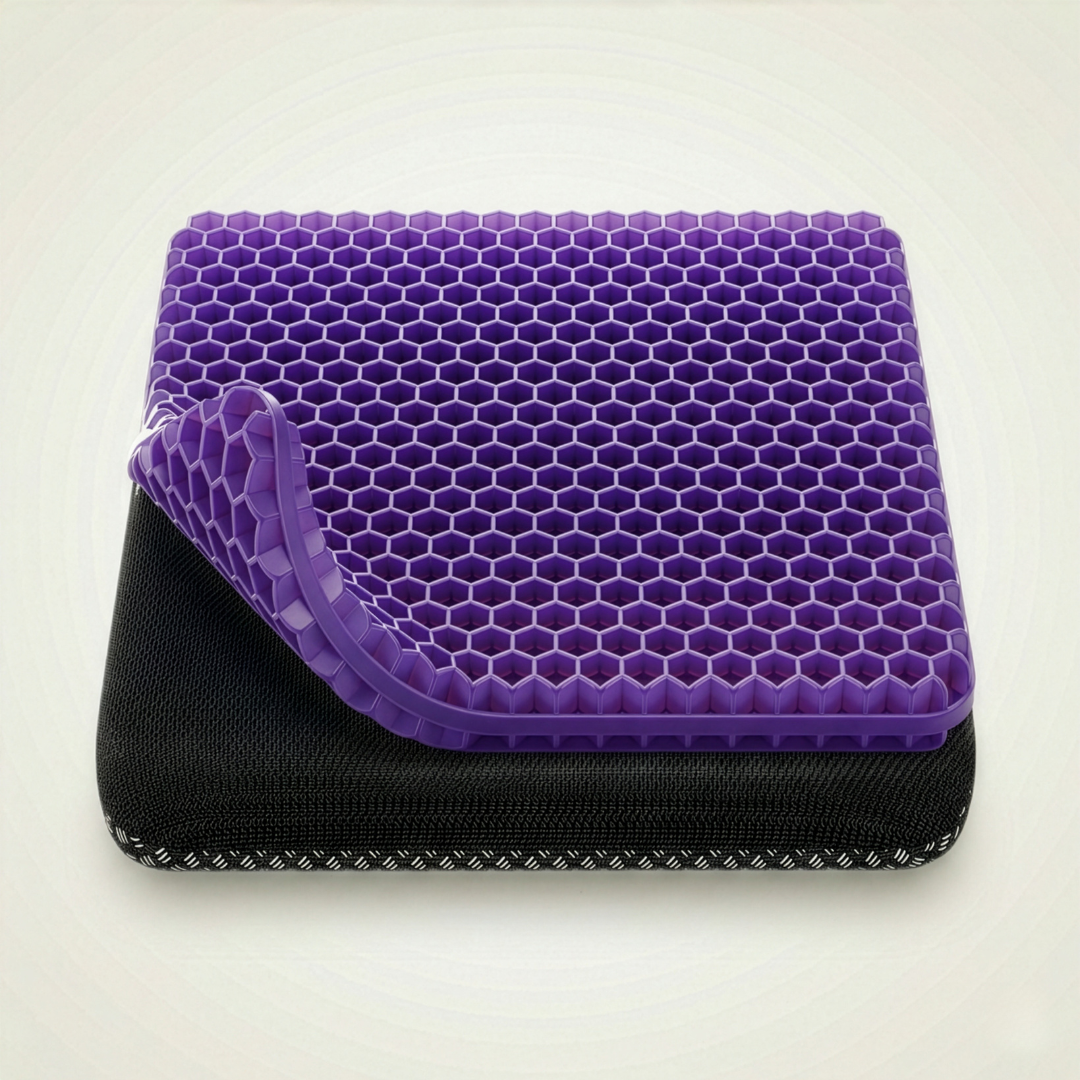 Ergonomisch Gel Zitkussen – Comfort voor Rug, Heupen & Stuitje