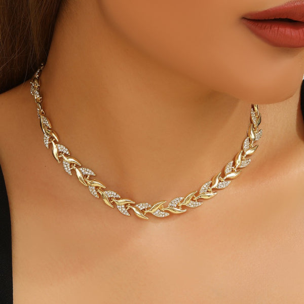 Handgemaakte visstaart ketting & armband set