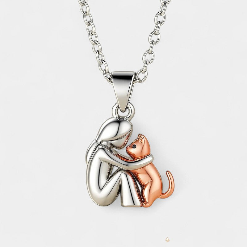 Hanger “Eeuwige Vriendschap” – Symbool van Liefde tussen Mens en Kat