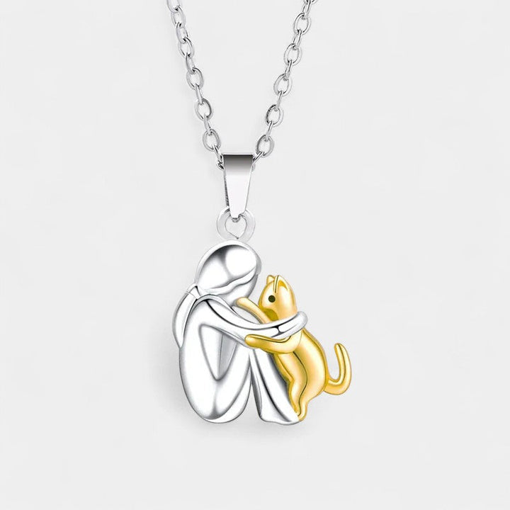Hanger “Eeuwige Vriendschap” – Symbool van Liefde tussen Mens en Kat