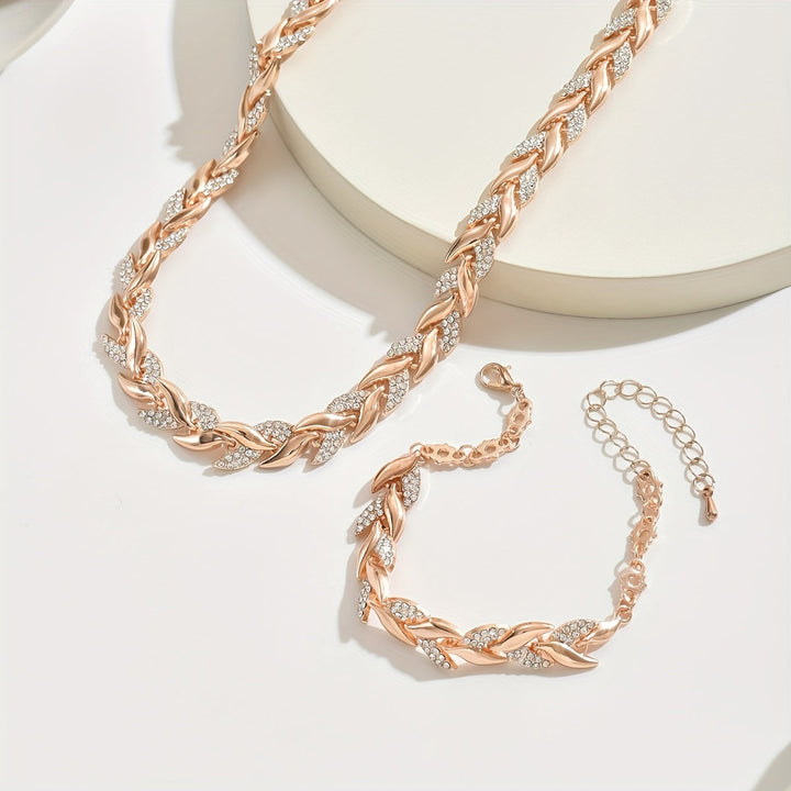 Handgemaakte visstaart ketting & armband set