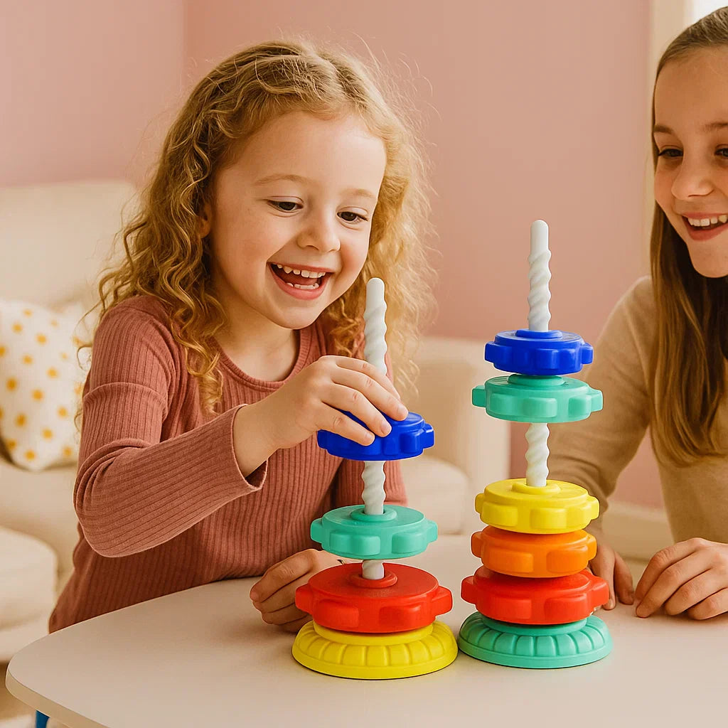 Regenboog Spin and Color Toren Speelgoed