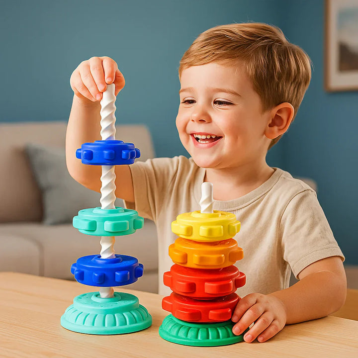 Regenboog Spin and Color Toren Speelgoed