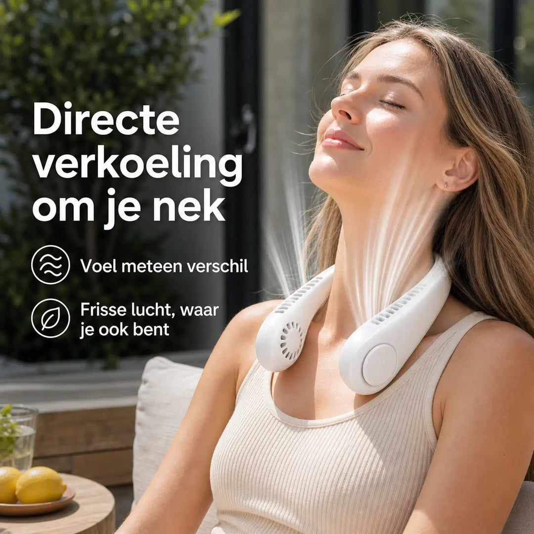 AirNek™ Draagbare Nekventilator