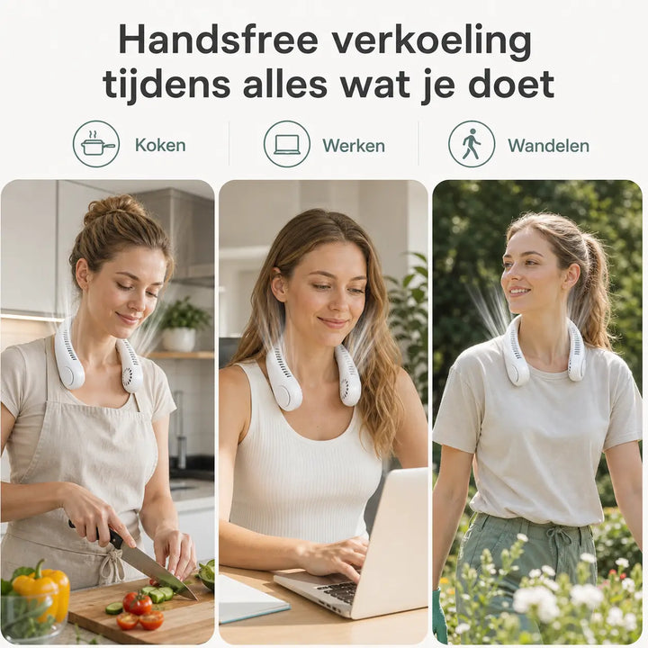 AirNek™ Draagbare Nekventilator