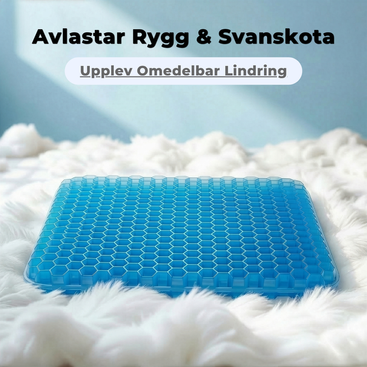 Ergonomisch Gel Zitkussen – Comfort voor Rug, Heupen & Stuitje