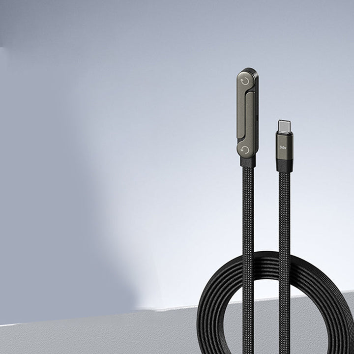 240 W snellaadkabel met verstelbare telefoonhouder
