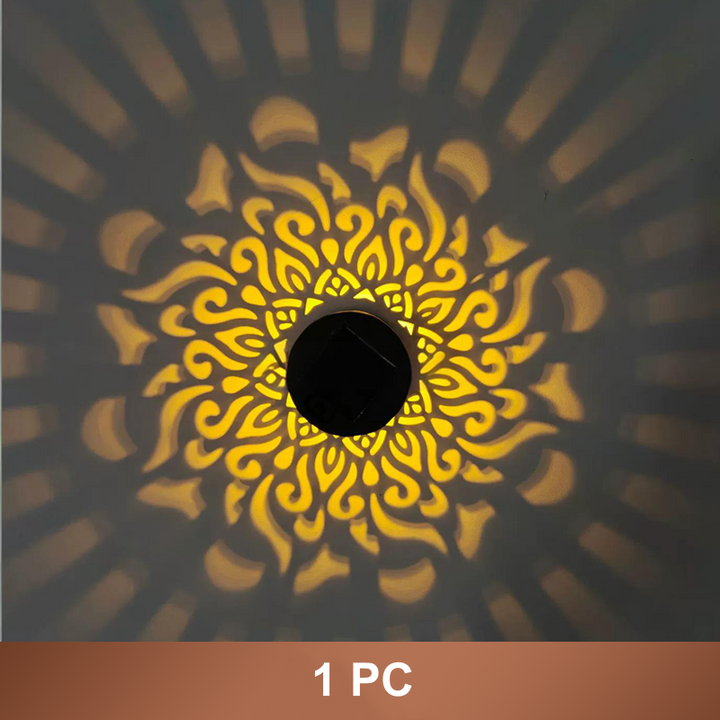 Mandala Solar Lantaarn – Sfeervolle Lichtprojectie voor Binnen & Buiten ✨