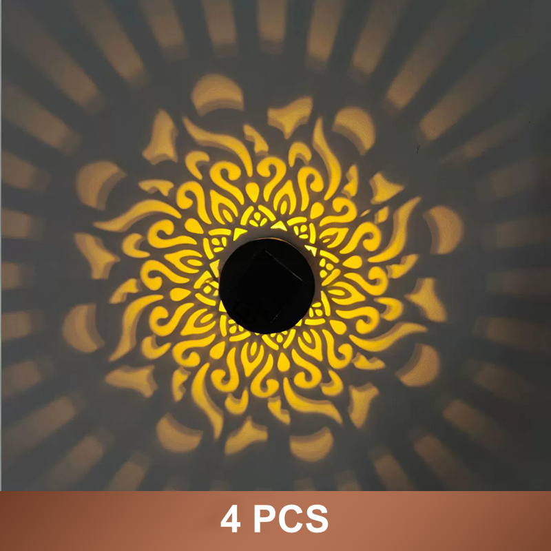 Mandala Solar Lantaarn – Sfeervolle Lichtprojectie voor Binnen & Buiten ✨