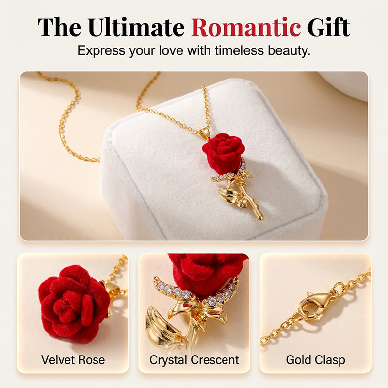 Romantische Roos Hanger – Elegant Sieraad met Tijdloze Betekenis
