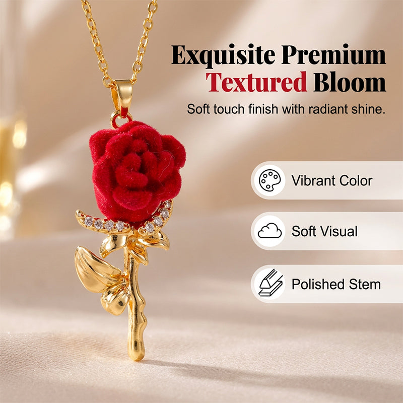 Romantische Roos Hanger – Elegant Sieraad met Tijdloze Betekenis