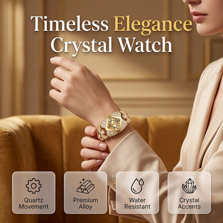 ⌚ Elegant quartz-armbandhorloge voor dames ✨